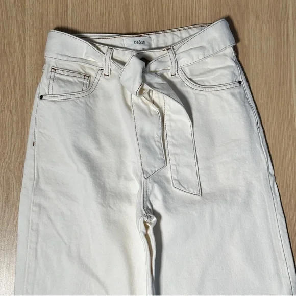*NWT Ba&sh deugene PANTS in off white
